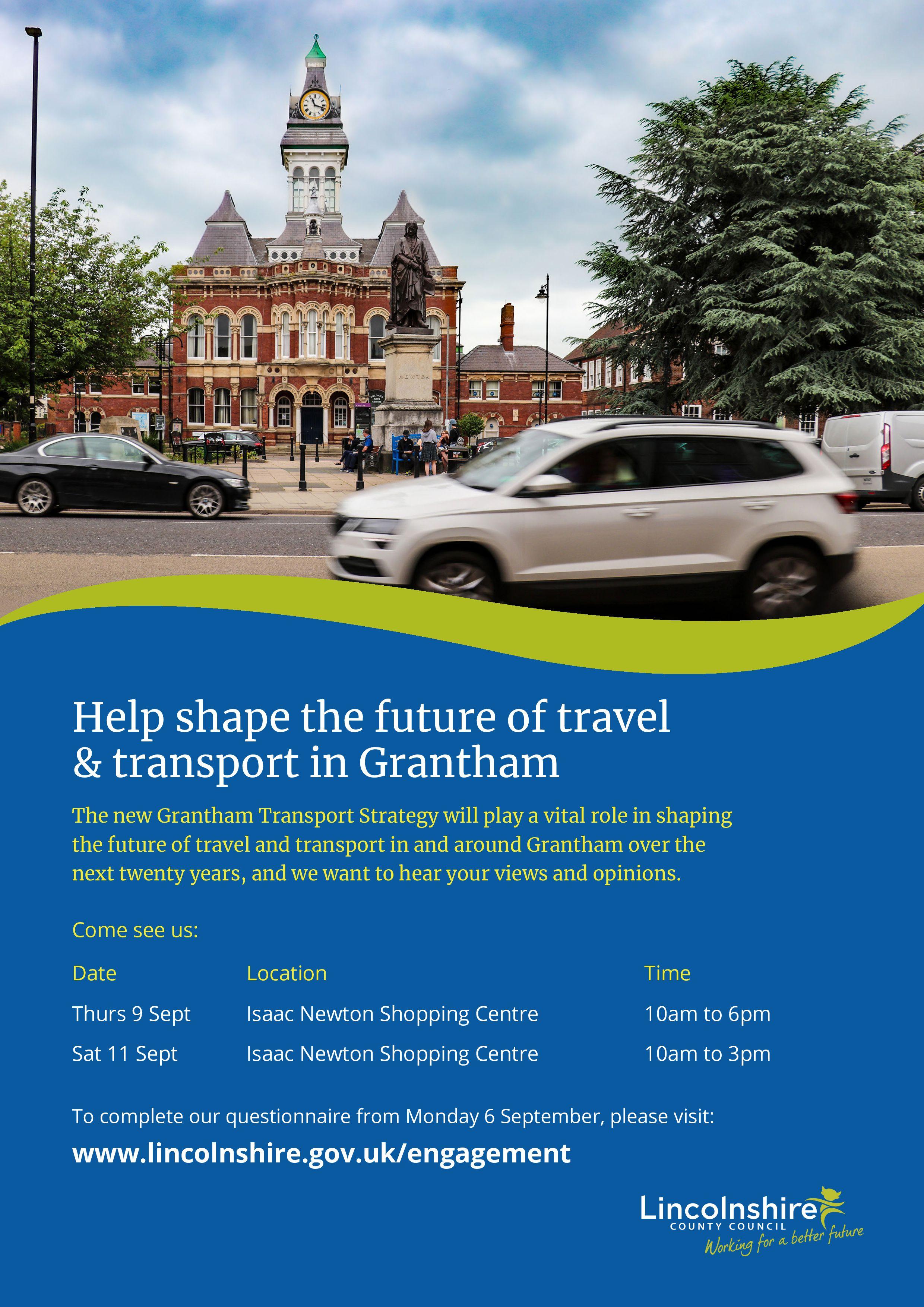 Grantham transport strategy poster
